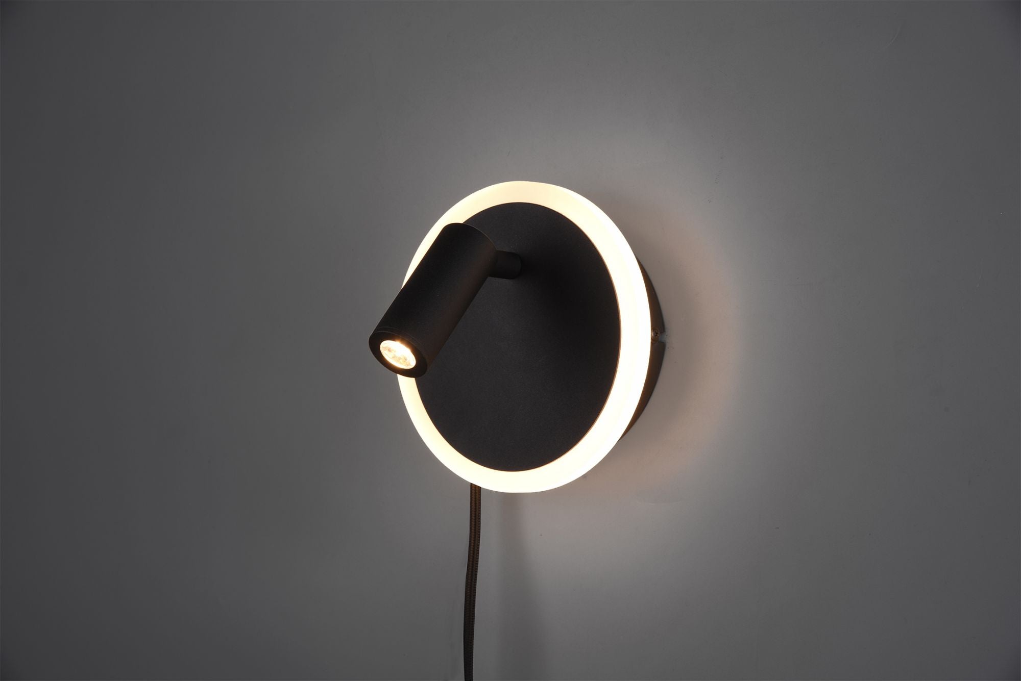 Applique a parete led JORDAN doppia illuminazione 229210232 nero