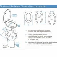 Sedile wc champagne coprivater in legno universale