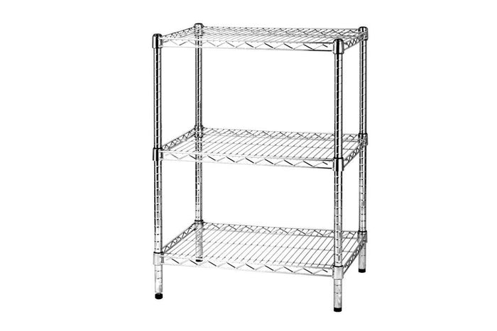 Archimede scaffale metallico scaffale 3 ripiani cm 46 x 61 x h. 90 cucina bagno garage cabina armadio