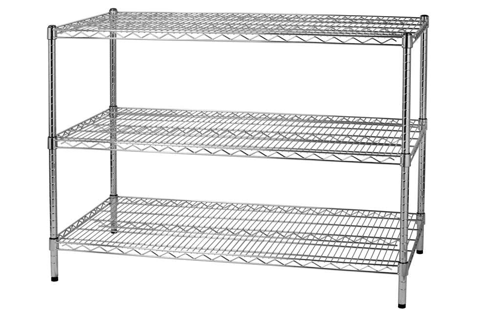 Archimede scaffale metallico scaffale 3 ripiani cm 61 x 121 x h. 90 cucina bagno garage cabina armadio