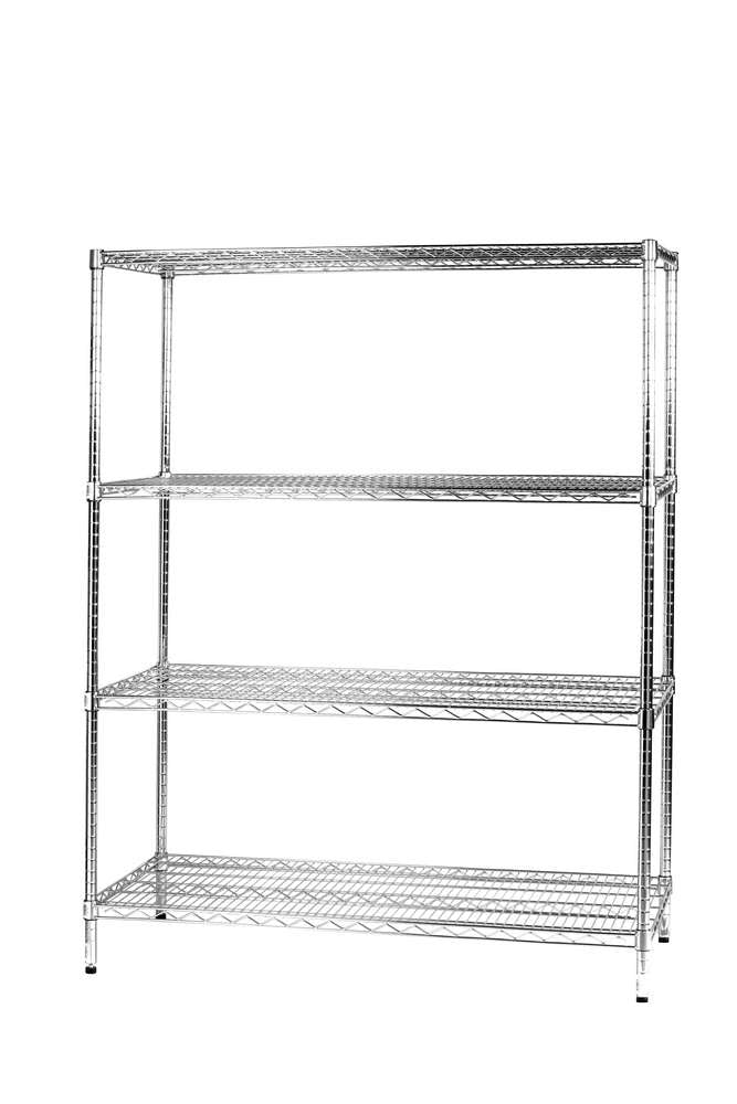 Archimede scaffale metallico scaffale 4 ripiani cm 61 x 121 x h. 160 cucina bagno garage cabina armadio