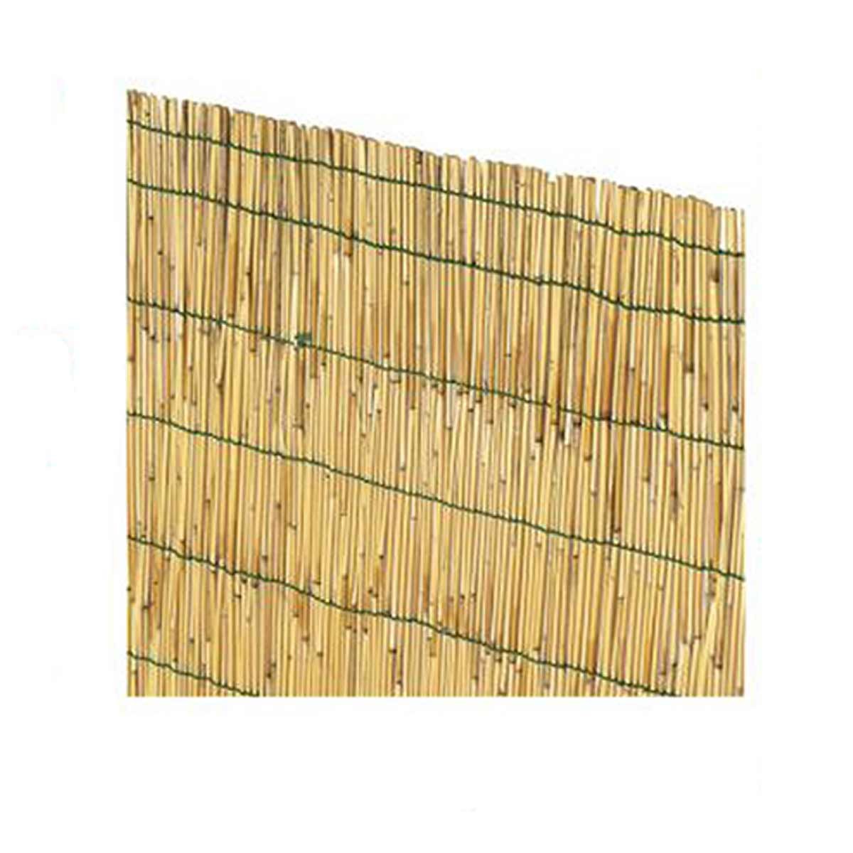 Arella Cina in Cannette di Bamboo Pelato Bamb&ugrave; per Recinzioni e Decorazioni 1x3m