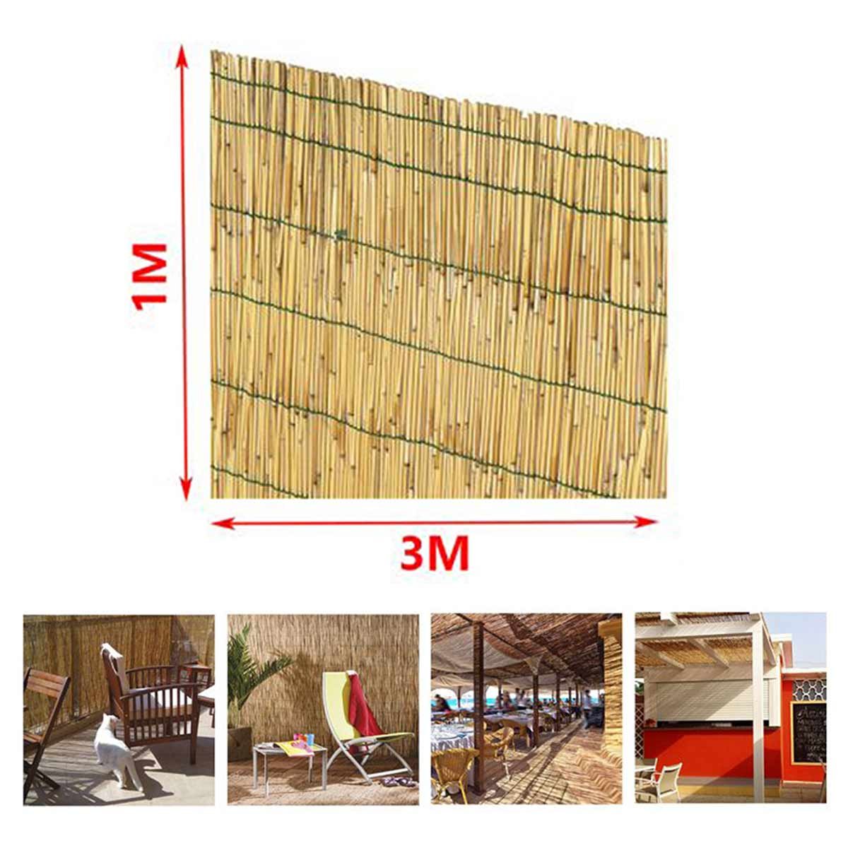 Arella Cina in Cannette di Bamboo Pelato Bamb&ugrave; per Recinzioni e Decorazioni 1x3m