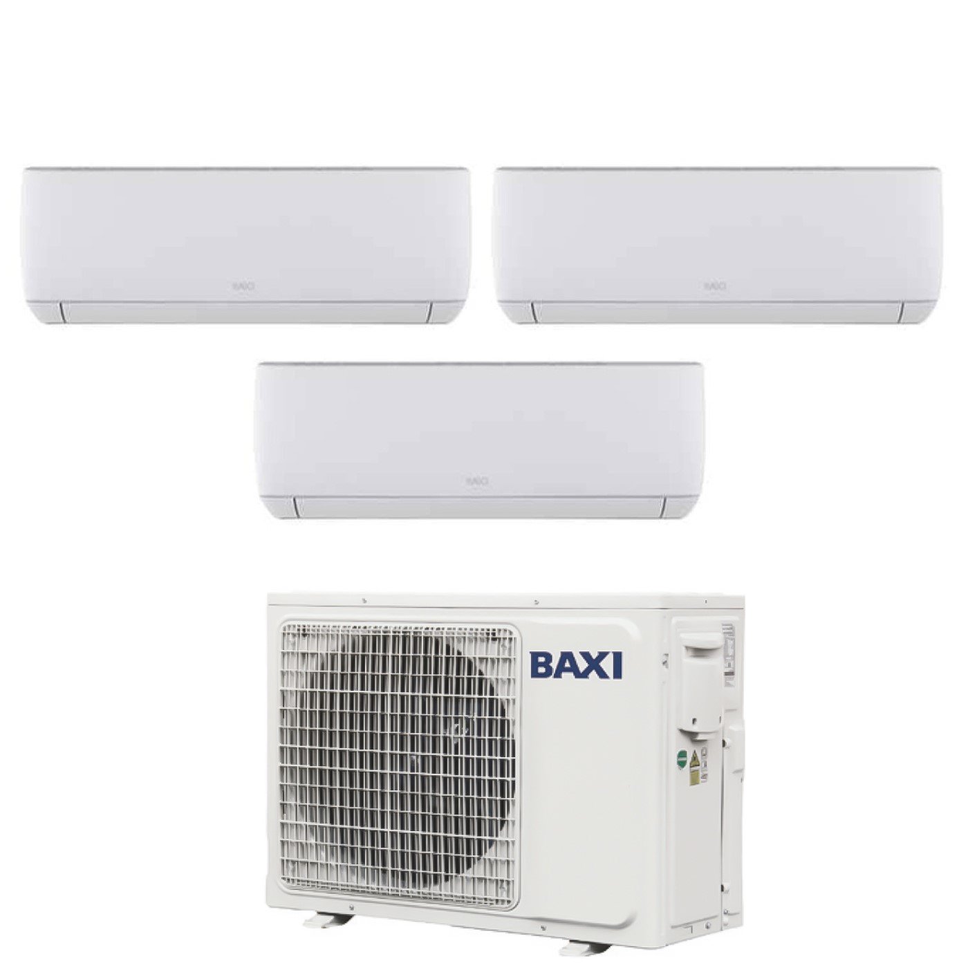 Climatizzatore Condizionatore Baxi Trial Split Inverter serie ASTRA 7+12+12 con LSGT70-3M R-32 Wi-Fi Optional 7000+12000+12000 - Novità