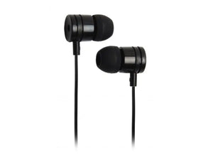 Auricolari con Filo Jack 3,5mm Cuffia Con Microfono Cavo 1,2M Nero