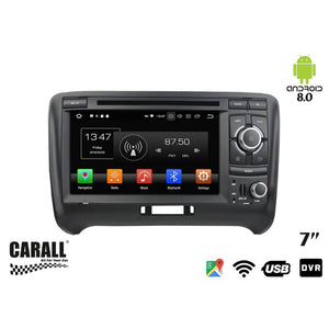 Autoradio Android 8,0 Audi TT GPS DVD USB SD WI-FI Bluetooth Navigatore