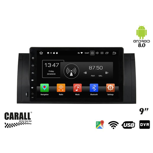 Autoradio Android 8,0 BMW E39 GPS DVD USB SD WI-FI Bluetooth Navigatore