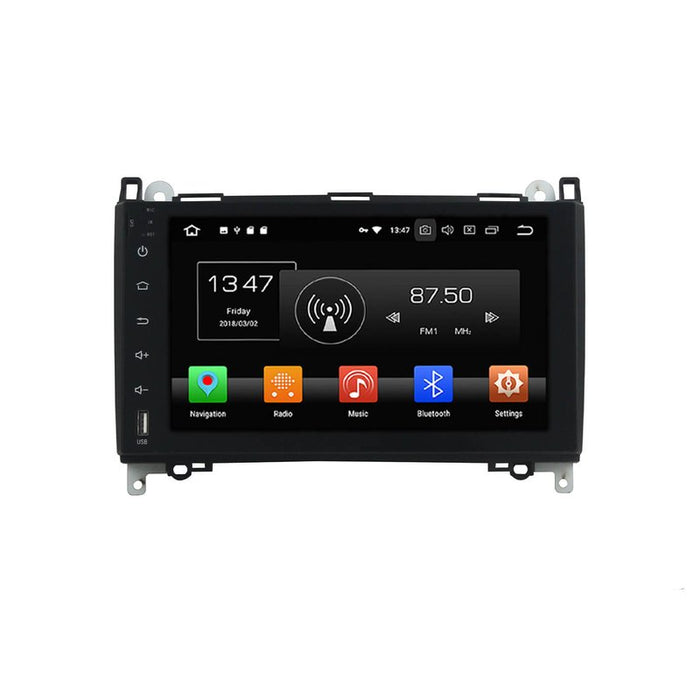 Autoradio Android 8,0 Mercede Benz B200 GPS DVD USB SD WI-FI Bluetooth Navigatore