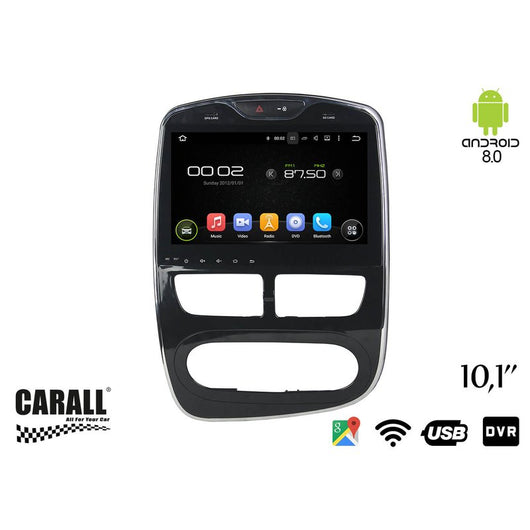 Autoradio Android 8,0 Renault Clio GPS DVD USB SD WI-FI Bluetooth Navigatore