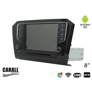 Autoradio Android 8,0 VW Passat 2015 GPS DVD USB SD WI-FI Bluetooth Navigatore