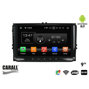 Autoradio Android 8,0 VW Passat GPS DVD USB SD WI-FI Bluetooth Navigatore