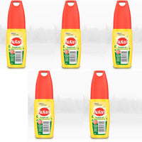 Multipack da 5 autan tropical vapo azione fino a 8 ore confezione da 100 milliliter ciascuno