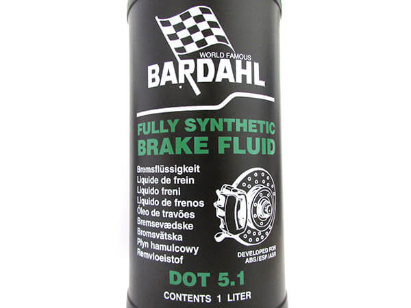 BARDAHL Brake Fluid DOT 5.1 AB DOT 4 3 Fluido Sintetico Per Circuiti Idraulici di Freni a Disco e a Tamburo 1 LT