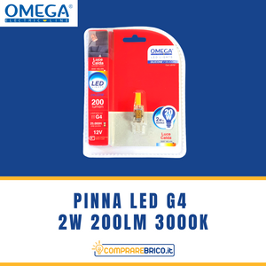 G4 PINNA LED 2W 200LM 3000K A+