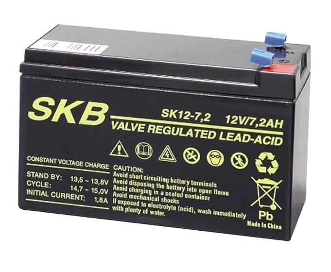 BATTERIA RICARICABILE SKB AL PIOMBO 12V 7,2A (39640610)