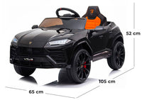 Macchina Elettrica per Bambini 12V con Licenza Lamborghini Urus Nera