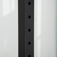 Porta Bilanciere con Supporti 111-151x69x120-150 cm in Acciaio Nero