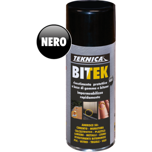 BITEK IMPERMEABILIZZANTE BITUMINOSO NERO ML400-TEKNICA