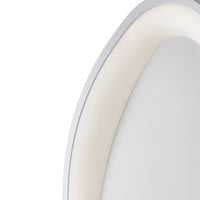 Plafoniera Moderna Triangolare Anna Led Integrato In Alluminio Bianco