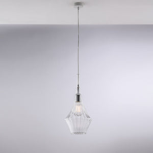 Lampadario Moderno Zeus Trasparente 1 Luce E27