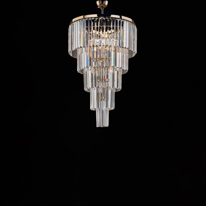 Lampadario Moderno Schubert Oro 7 Luci E14