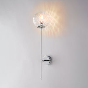 Applique Contemporanea Demetra Cromo 1 Luce E14