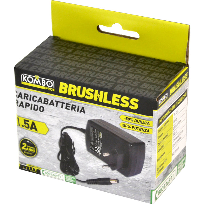 CARICABATTERIA KOMBO PRO BRUSHLESS PER 2.0Ah