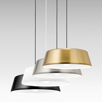 Sospensione Moderna Bonella 1 Luce E27 D.50 Cm Alluminio Bianco