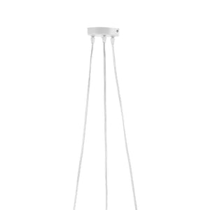 5033/Sb - Lampadario In Sospensione Boomerang Col. Bianco