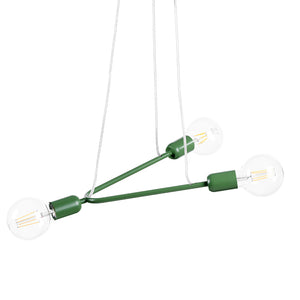 5033/Sv - Lampadario In Sospensione Boomerang Col.Verde