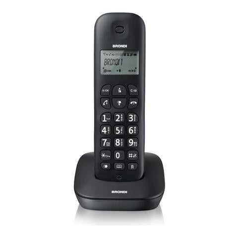 BRONDI GALA (NERO) - TELEFONO CORDLESS SINGOLO