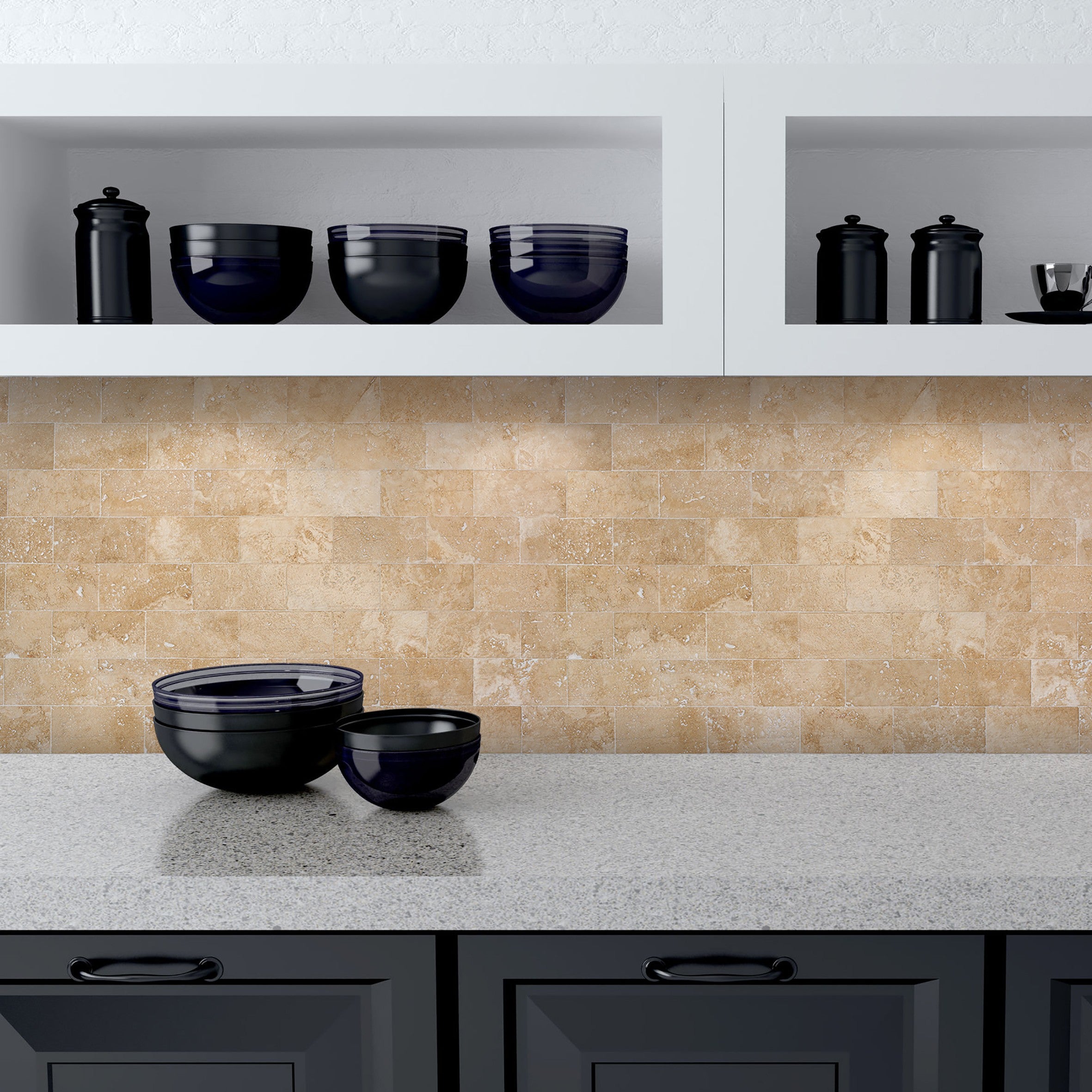 Adesivo Tecnico da Cucina Lavabile e Certificato Ignifugo Paraschizzi Beige Bricks 190x60