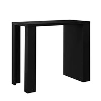 [en.casa] Bancone Bar con 3 Mensole 54 x 13,8 x 32,8 cm Tavolo Bar MDF Nero Opaco