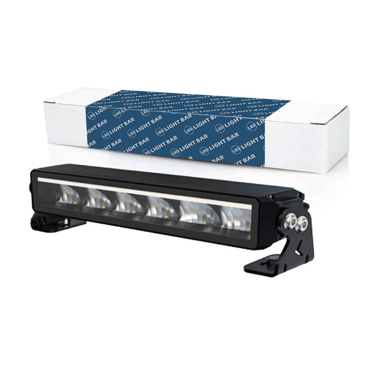 Barra Led Fuoristrada 14'' 72W 7200LM 12V 24V IP67 6000K Luci DRL Bianco e Frecce Arancione Incorporato