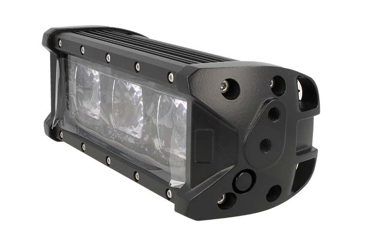 Barra Led Fuoristrada Work Light Bar 21W 21cm 12V-48V 3X7W Lente Flood