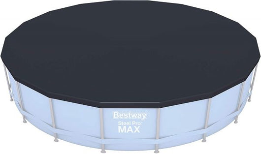 Bestway 58039 telo copertura in pvc accessorio per piscine steel pro max - power steel diametro cm.549