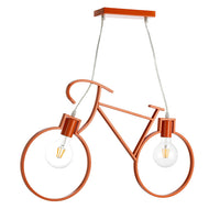 4900/Sa - Lampadario In Sospensione Bike Colore Arancio