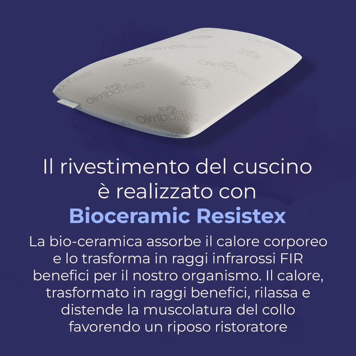 Cuscino in memory foam Anti-Insonnia Aromaterapico con Aloe Rinfrescante - Morfeo