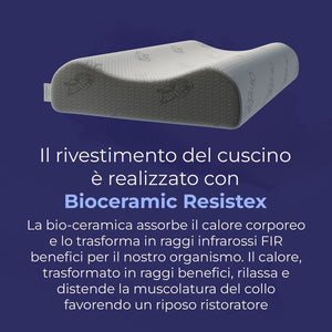 Cuscino in memory foam Massaggiante - Cervicale e Dolore Addio - Era