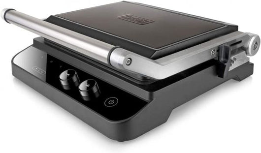 Black+decker bxgr2000e grill elettrico, 2000 w, acciaio inossidabile, bistecchiera elettrica colore nero