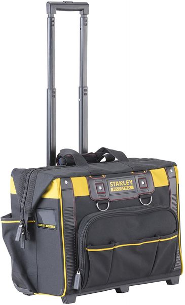 Borsa porta attrezzi con ruote in nylon colore nero/giallo fmst1-80148 stanley