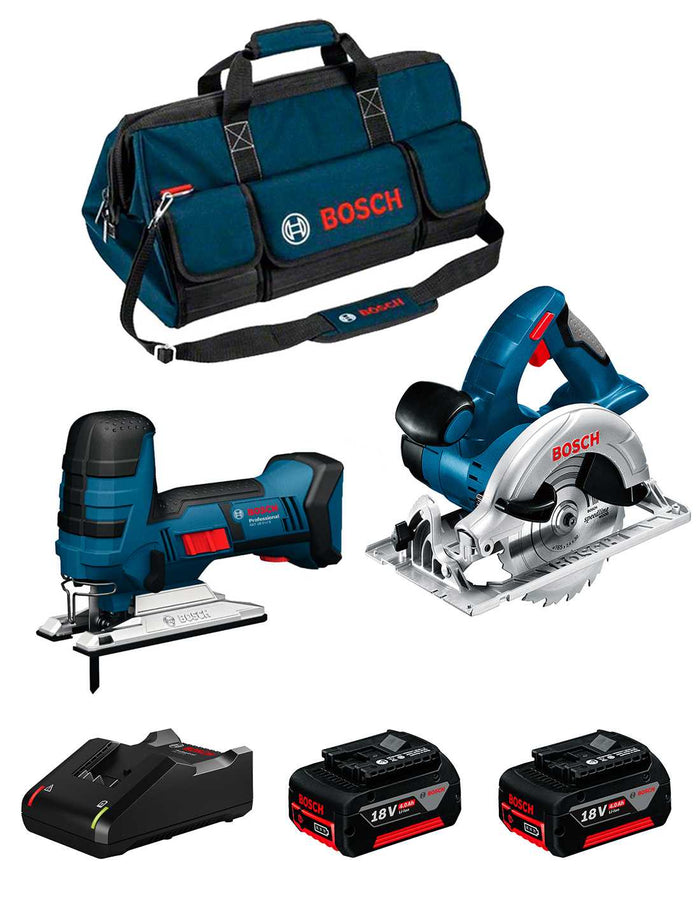 Bosch professional bosch kit 18v bk204bag (gks 18 v-li + gst 18 v-li.. 8435587916109