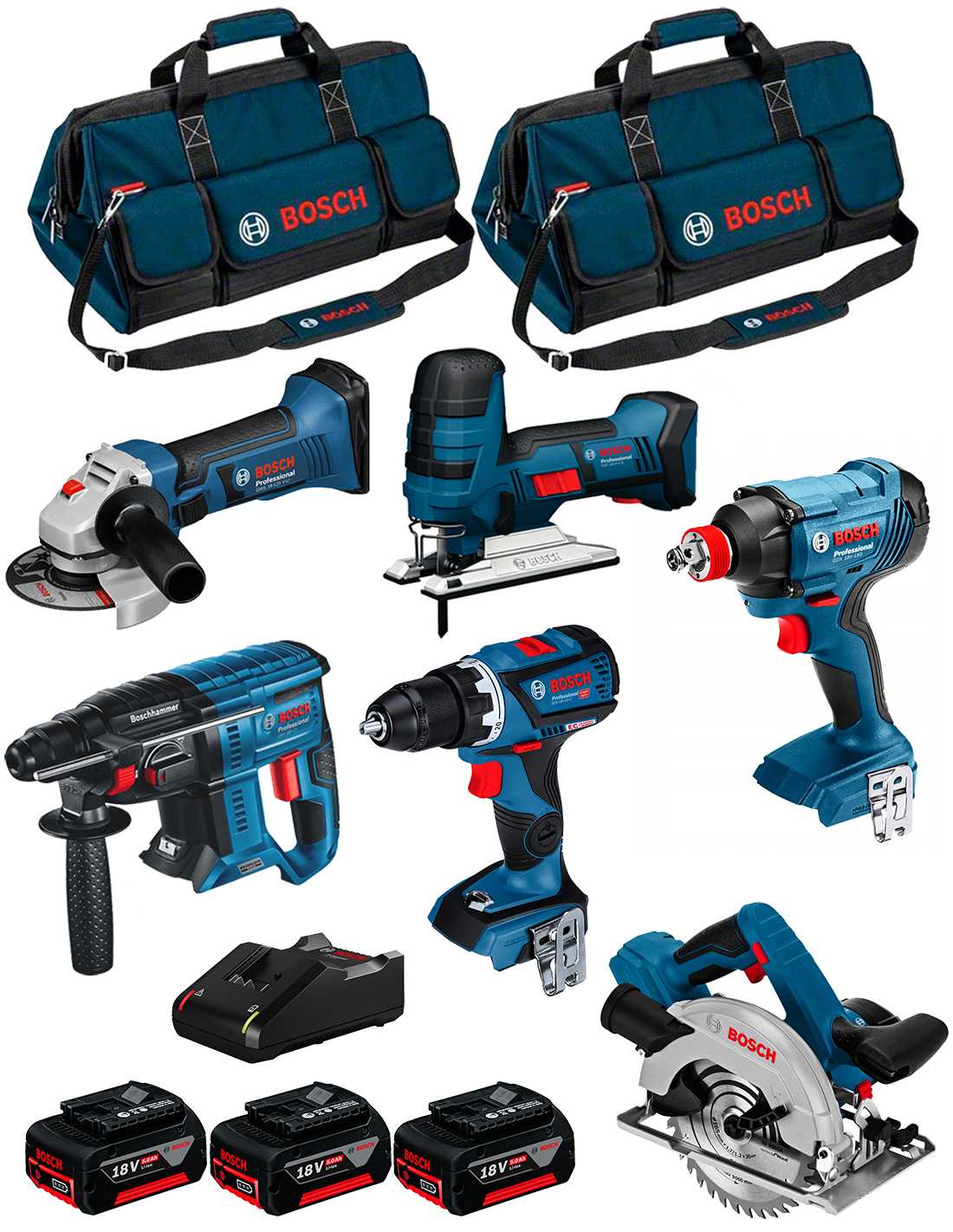 Bosch professional bosch kit 18v bk602bag (gdx 18v-180+gbh.. 8435587915959