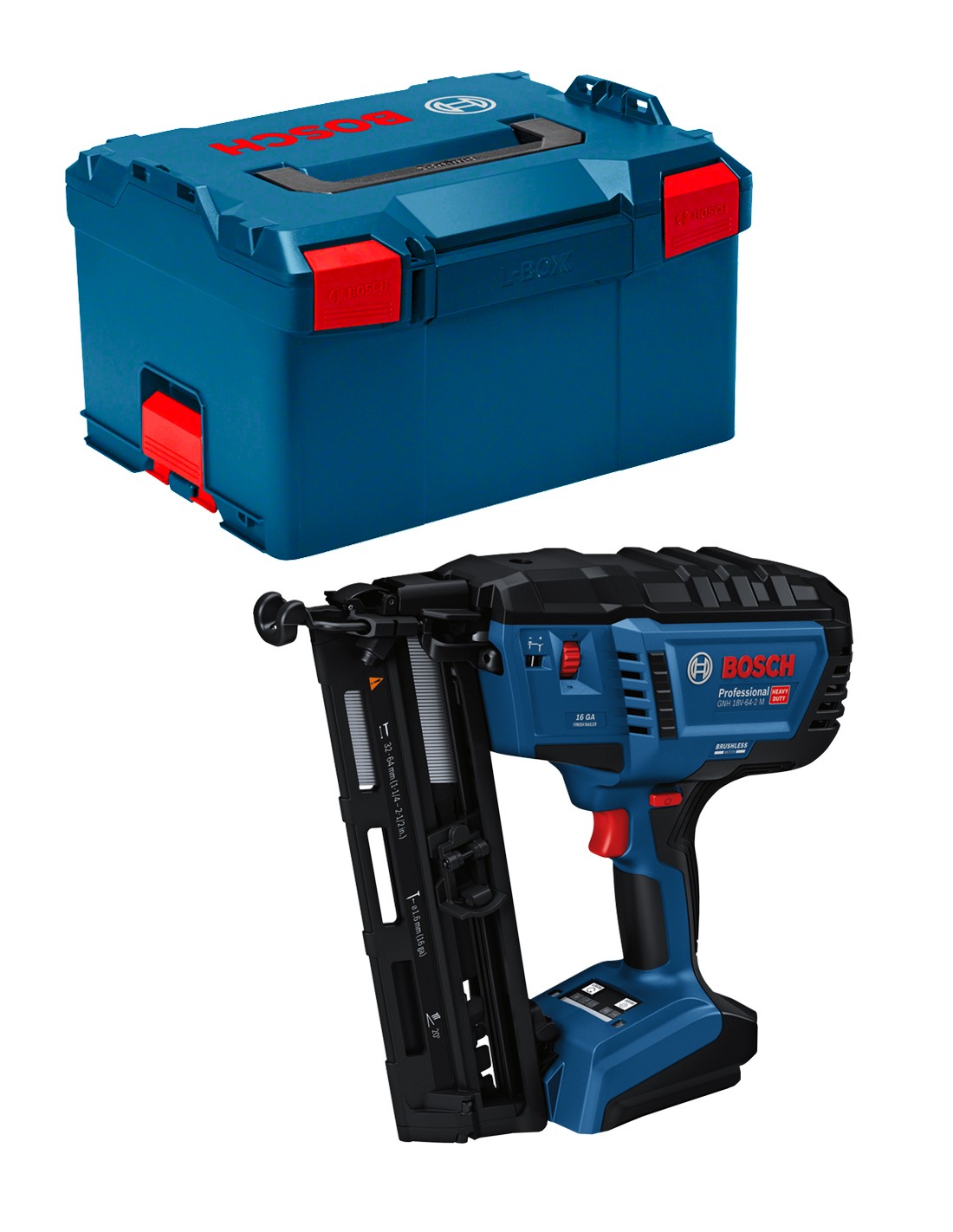 Bosch professional chiodatrice bosch gnh 18v-64-2 m (solo corpo +.. 4053423252897