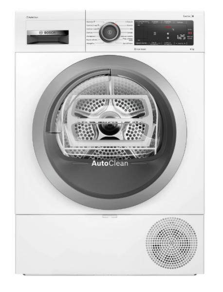 Bosch wtx87kr8it asciugatrice a pompa di calore 8 kg classe energetica a++ autoclean con funzione iron assist