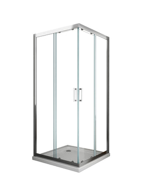 Box doccia scorrevole cristallo 6mm trasparente anticalcare h.190cm Sicena Slition Trasparente 6mm,70x130 cm