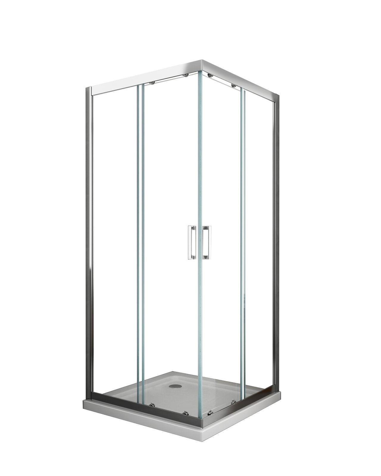 Box doccia scorrevole cristallo 6mm trasparente anticalcare h.190cm Sicena Slition Trasparente 6mm,75x120 cm