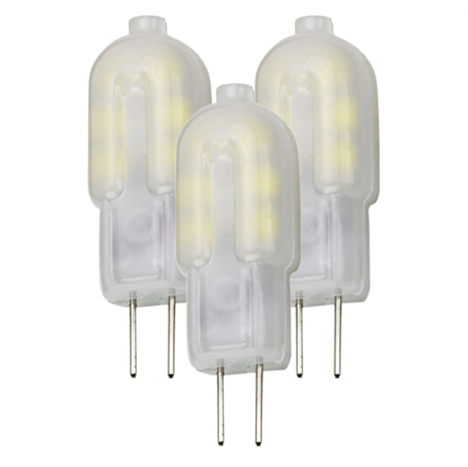 Lampadina led spillo g4 2watt resa 18watt risparmio energetico 2700k pezzi 3