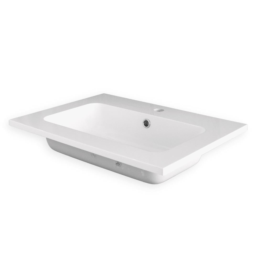 Lavabo ad incasso in mineral marmo 101x46 cm mobile composizione bagno *** confezione 1