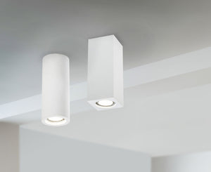 Plafoniera Ceiling & Wall in Alluminio Focus Bianco